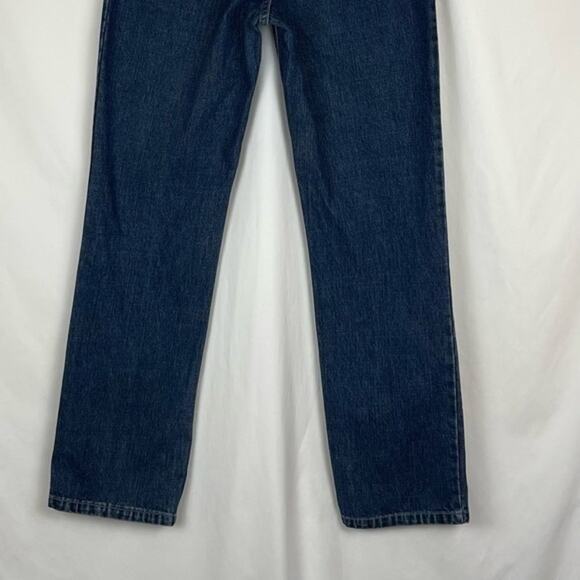 Tommy Hilfiger Embroidered Logo 100% Cotton Straight Leg Y2K Jeans NWOT Size 6 - Picture 7 of 11